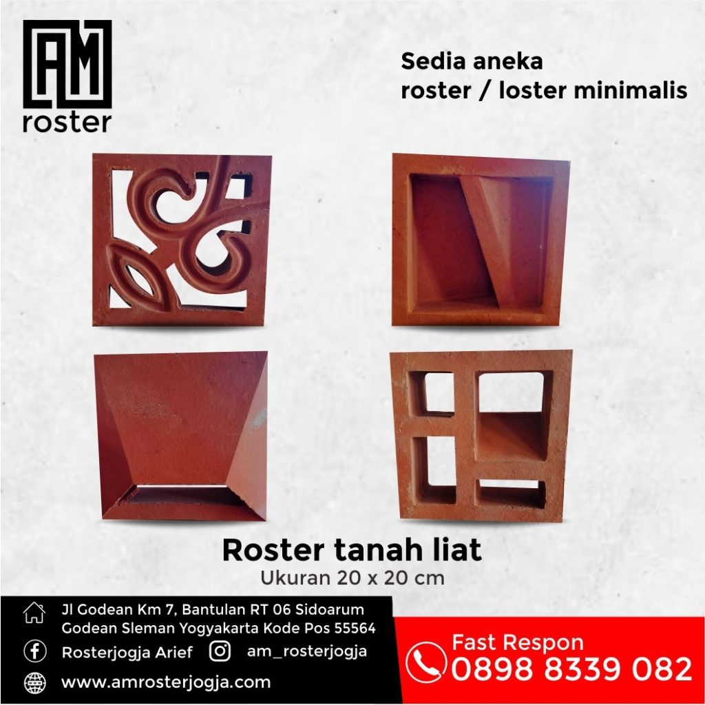 Material Roster Tanah Roster Tanah Liat - Am Roster