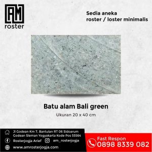 Batu Alam Bali Green