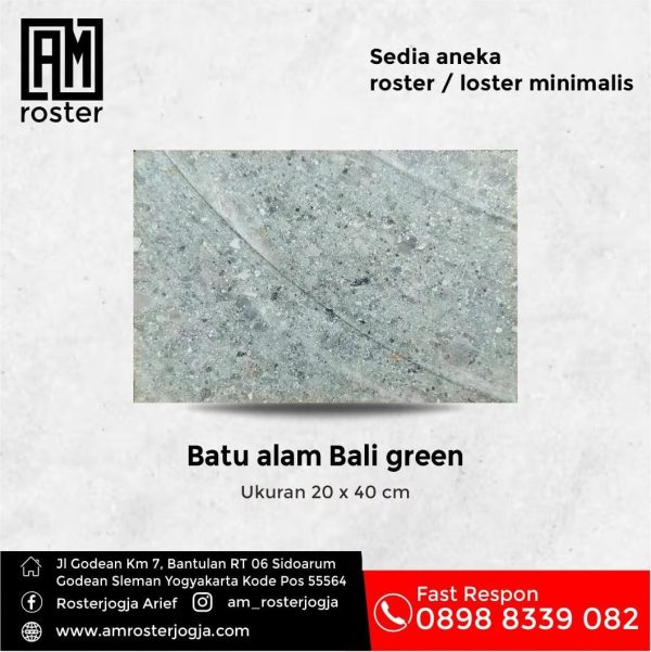 Batu Alam Bali Green